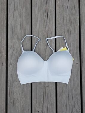 All In Motion Seamless Medium Support Sports Bra Small - Sky Blue